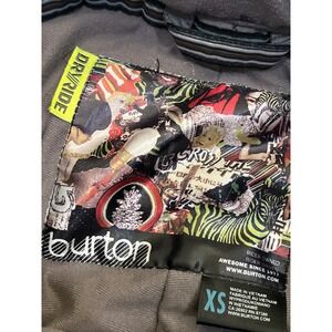 Burton DryRide Snowboard Pants Womens XS Black Insulated Ski Cargo Vented Pants